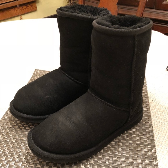 UGG Shoes - Ugg Boots Classic Black Short Style